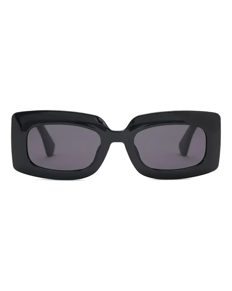 Kurt Geiger crystal-embellished quilted-effect sunglasses - Schwarz Schwarz