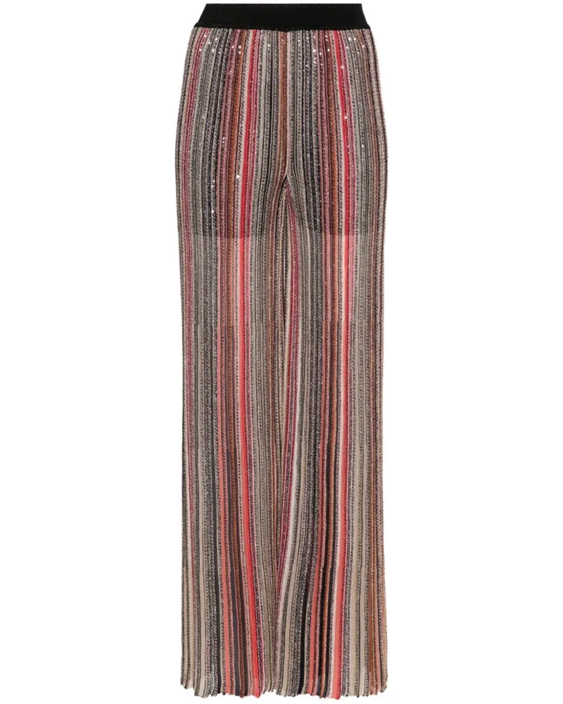 Missoni Schlaghose mit Pailletten - Schwarz Schwarz