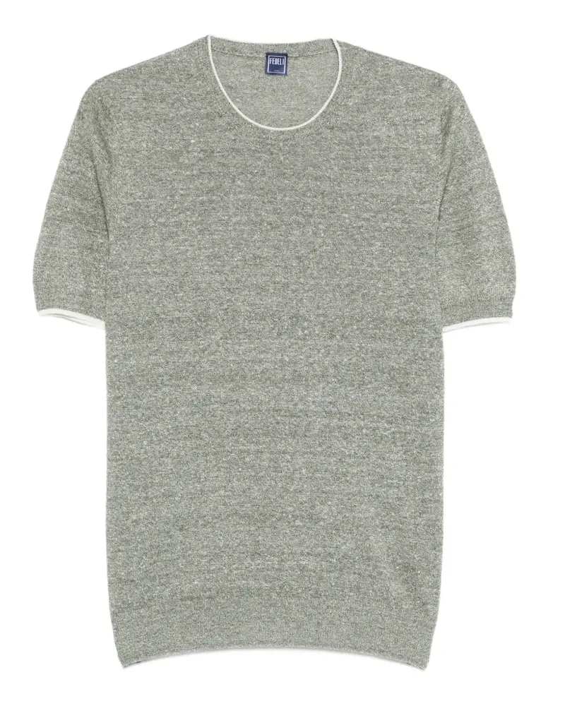 Fedeli round-neck T-shirt - Grau Grau