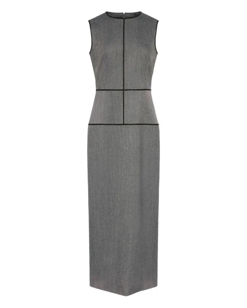 Maison Margiela Ärmelloses Kleid mit Einsätzen - Grau Grau