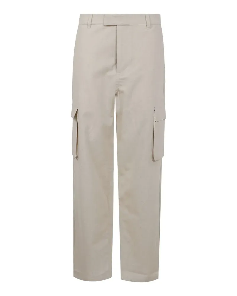 Daily Paper cargo linen trousers - Nude Nude