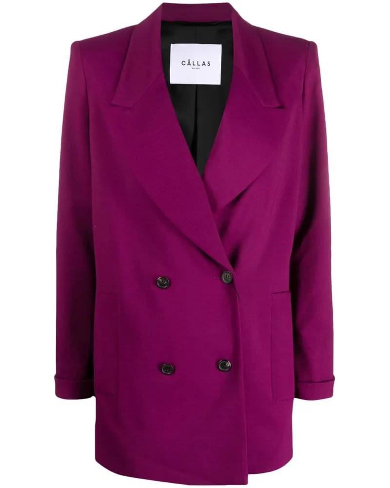 Câllas Milano Doppelreihiger New Vittoria Blazer Violett