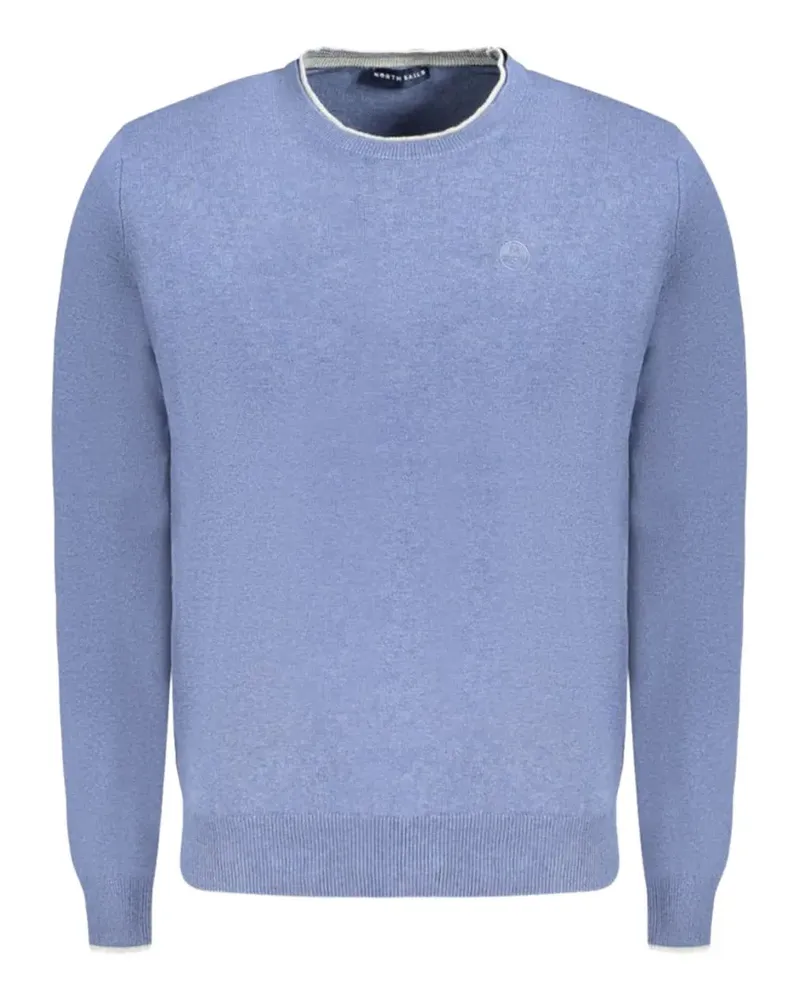 North Sails crew-neck cotton sweater - Blau Blau