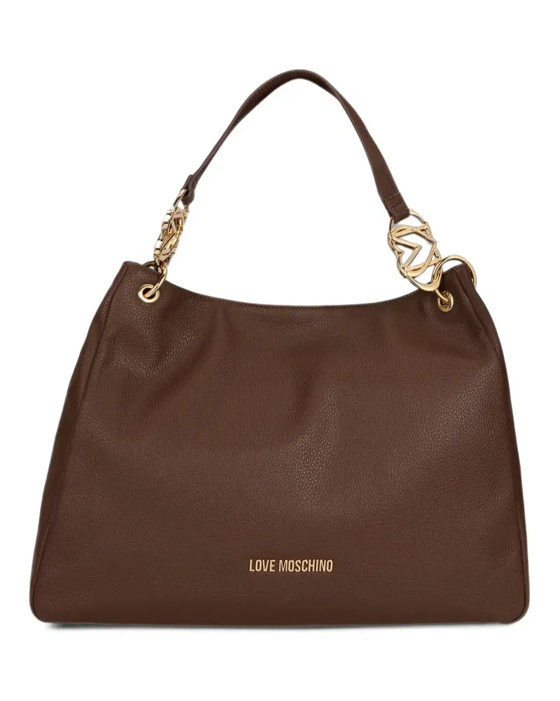 Moschino Klassische Handtasche - Braun Braun