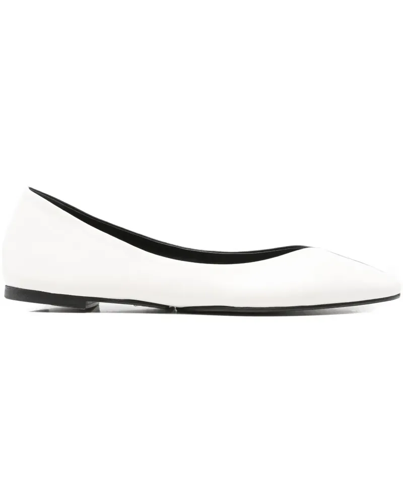 Jacquemus Zweifarbige Ovalo Ballerinas - Schwarz Schwarz