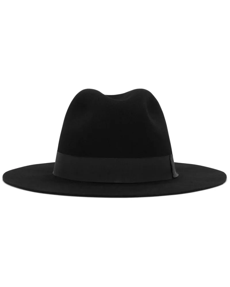 Dolce & Gabbana Klassischer Fedora Schwarz