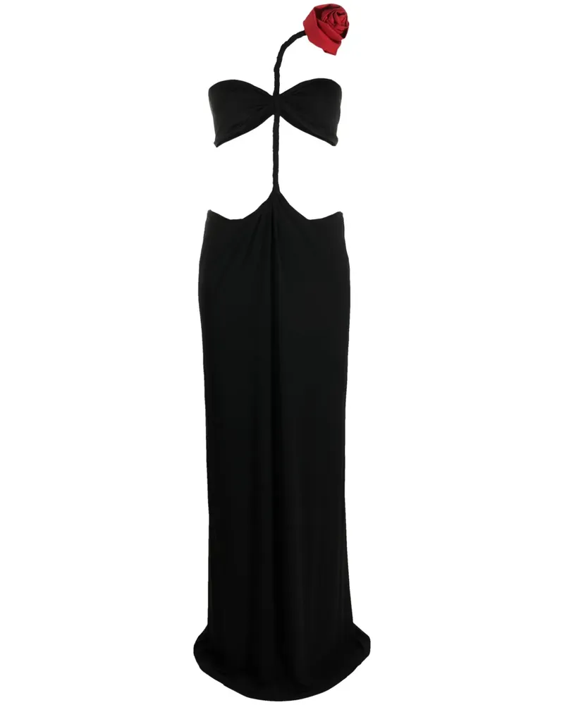 Magda Butrym Bandeau-Abendkleid - Schwarz Schwarz