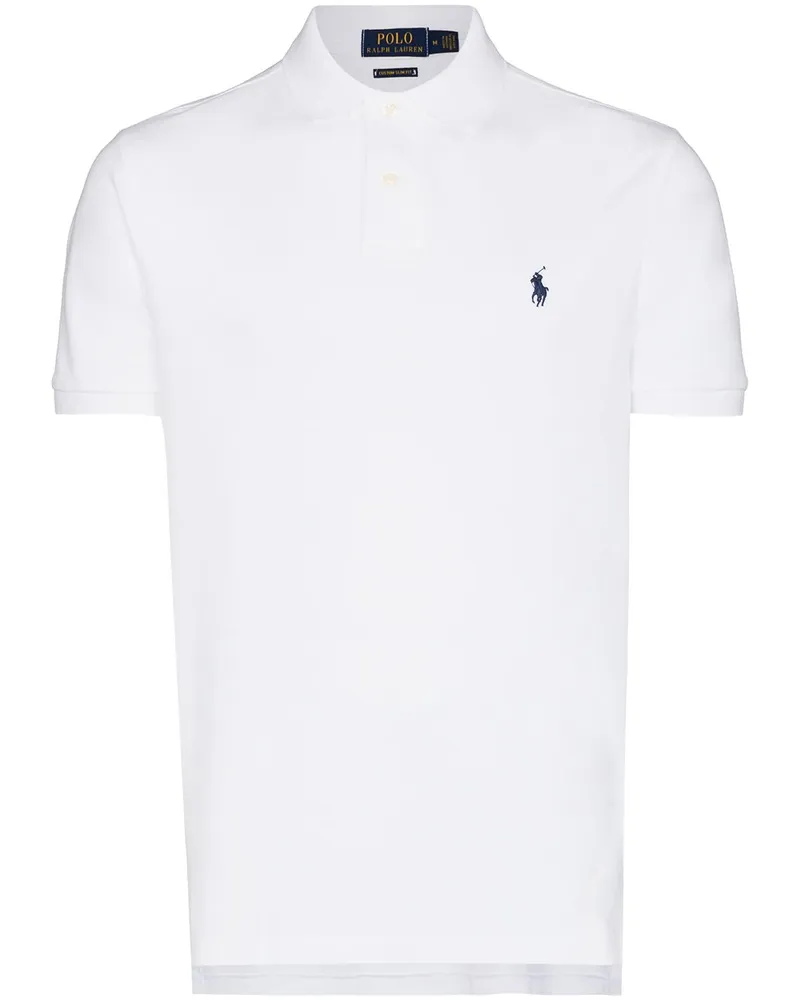 Ralph Lauren Poloshirt mit Logo-Stickerei - Weiß Weiß