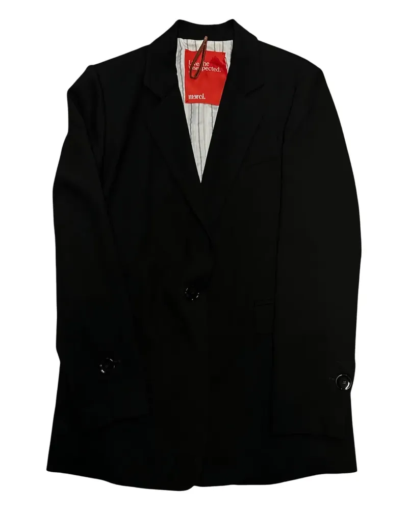 ..,merci Jacke mit Knöpfen - Schwarz Schwarz