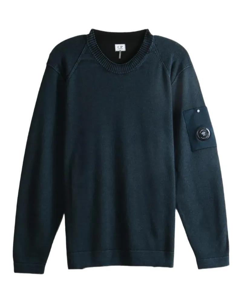 C.P. Company Pullover mit Lens-Detail - Blau Blau