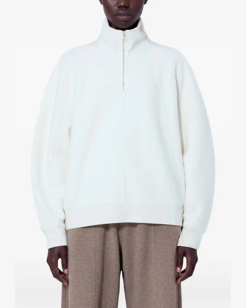 Max Mara raglan-sleeve high-neck sweater - Weiß Weiß