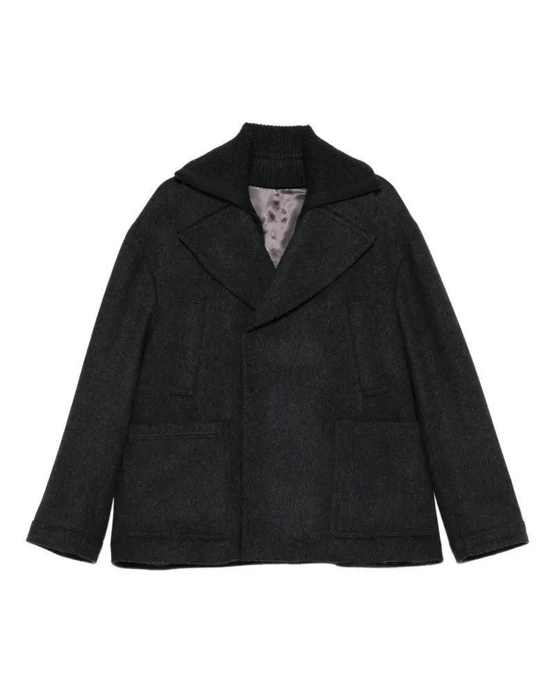 Corneliani double-breasted coat - Grau Grau