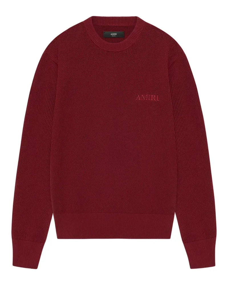 Amiri Pullover mit Logo-Stickerei - Rot Rot