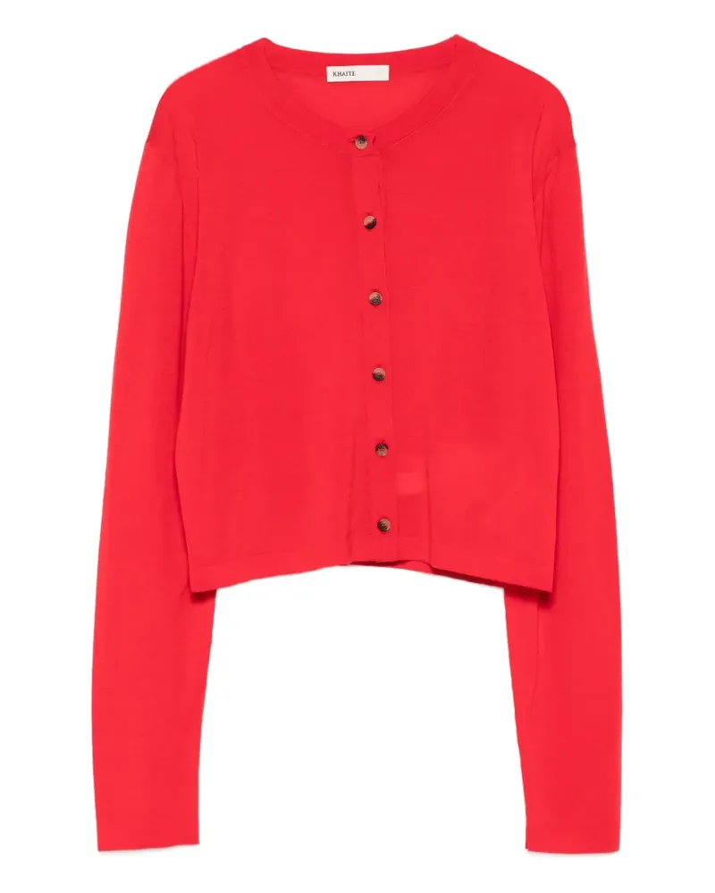 KHAITE Brieta Cardigan - Rot Rot