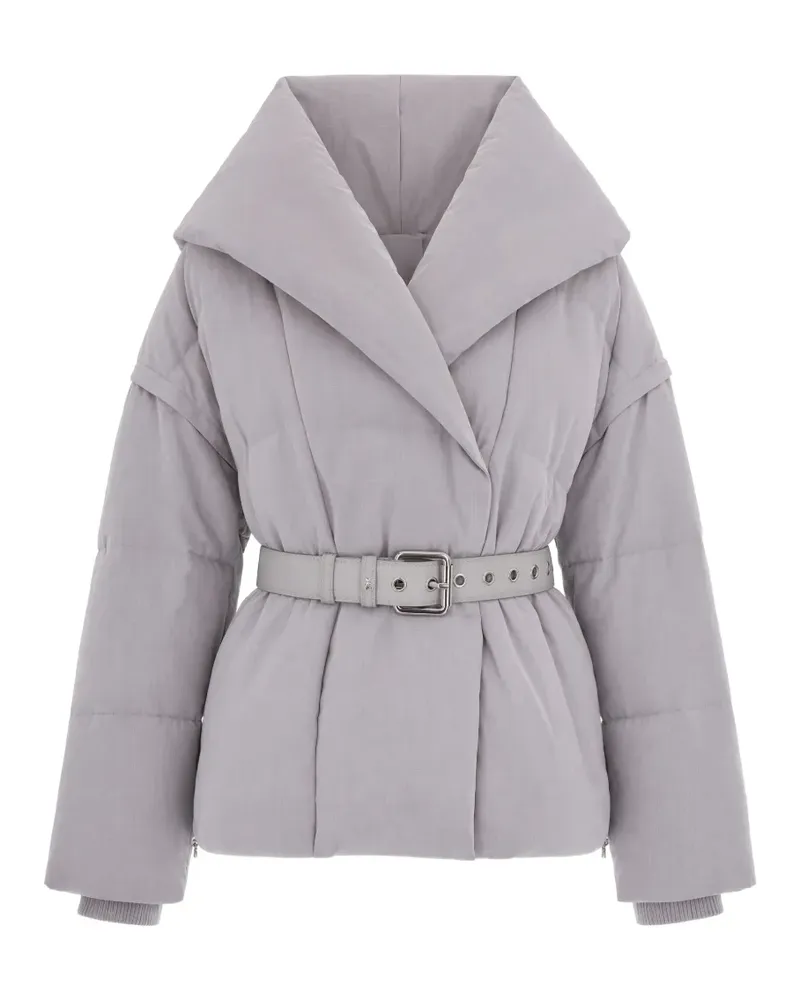 Patrizia Pepe hooded puffer jacket - Grau Grau
