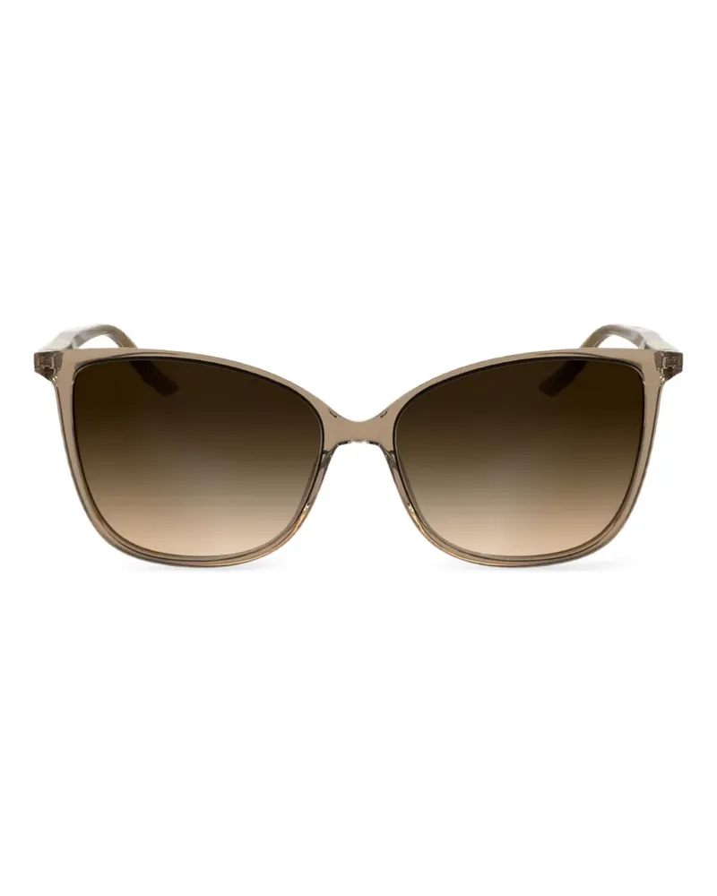 Calvin Klein Transparente Cat-Eye-Sonnenbrille - Nude Nude