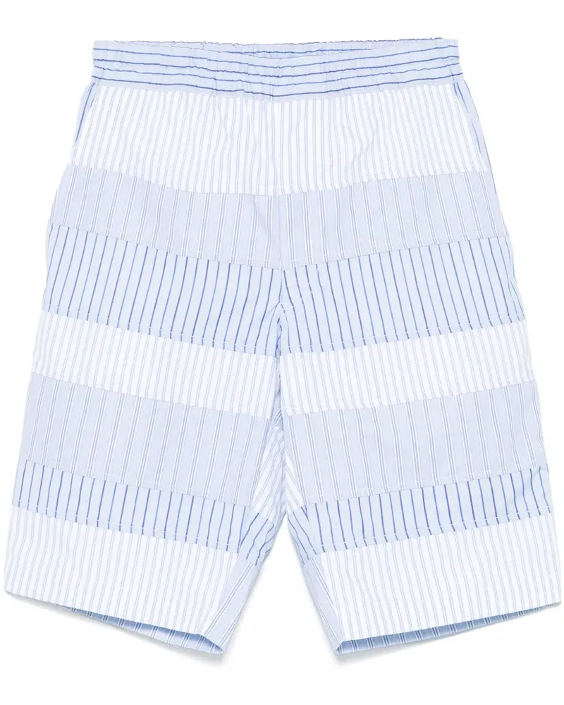 Comme des Garçons Shorts im Layering-Look - Blau Blau