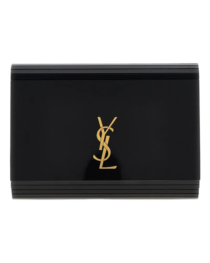 Saint Laurent Vicky Minaudière logo cross body bag - Schwarz Schwarz