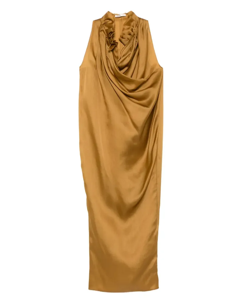 KHAITE Drapiertes Maxikleid - Gelb Gelb