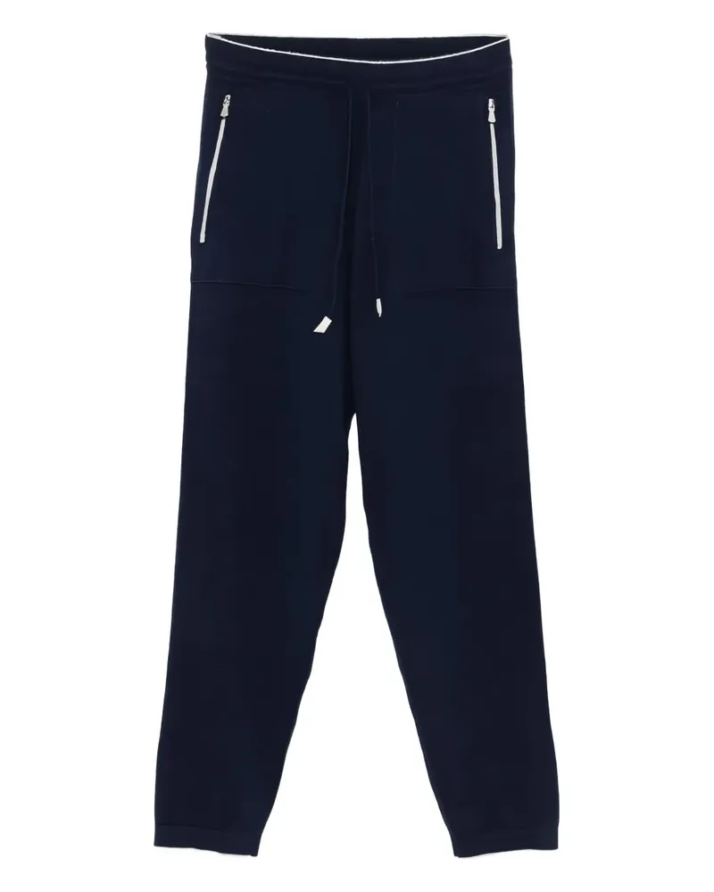 Eleventy Jogginghose mit Reißverschlusstaschen - Blau Blau