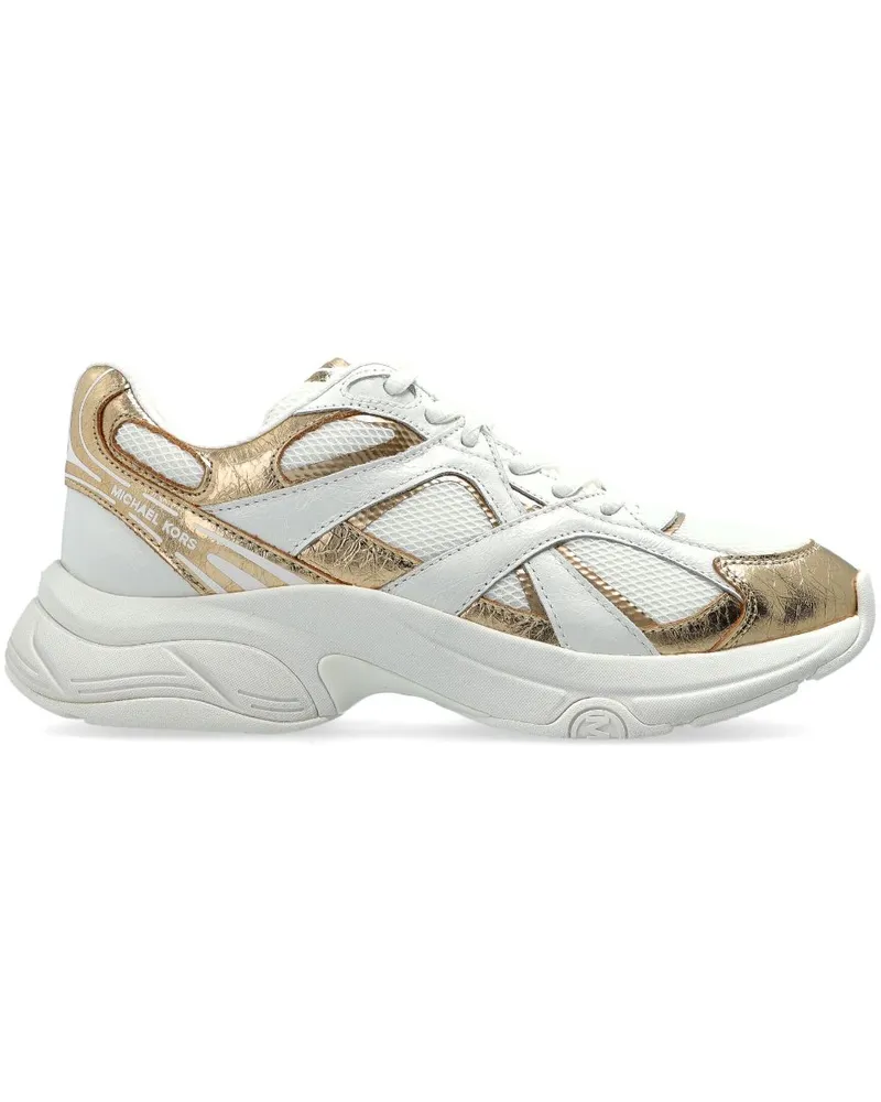 Michael Kors Sneakers mit Kontrasteinsätzen - Weiß Weiß