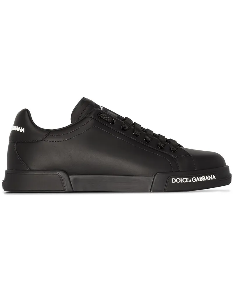 Dolce & Gabbana Portofino Sneakers - Schwarz Schwarz