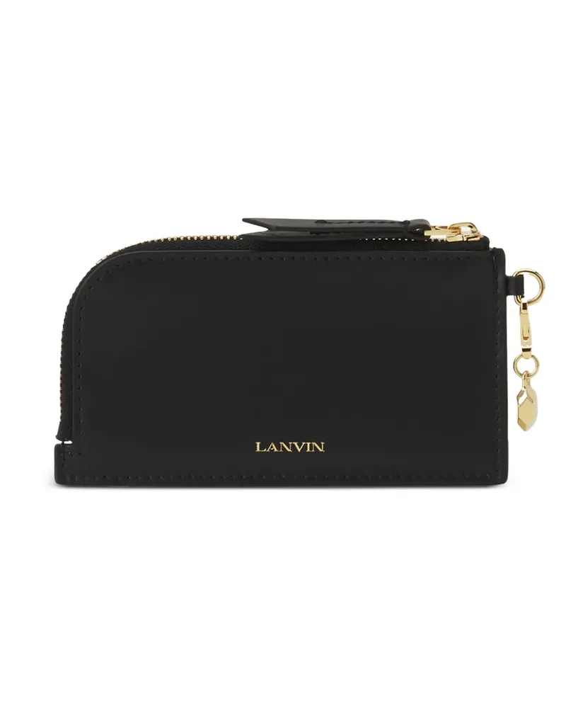 Lanvin Portemonnaie mit Reißverschluss - Schwarz Schwarz