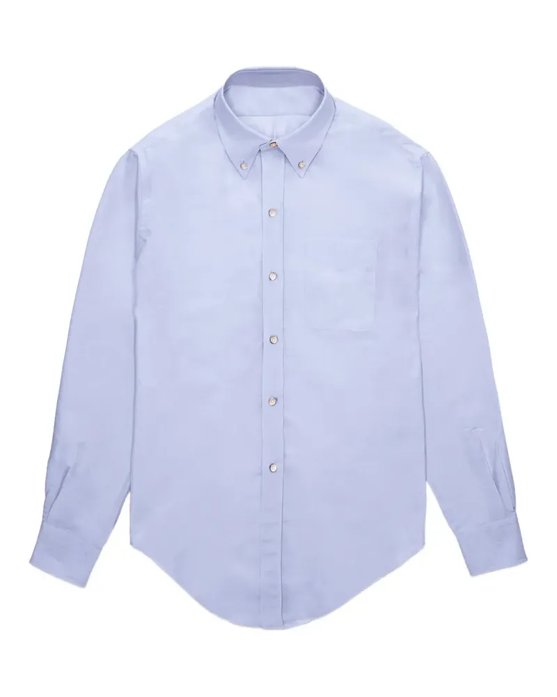 Fortela King buttoned Oxford shirt - Blau Blau