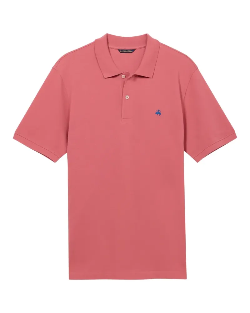 Brooks Brothers Poloshirt mit Piqué-Stickerei - Rosa Rosa