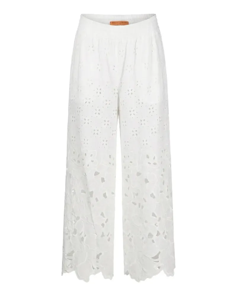 Ermanno Scervino openwork trousers - Weiß Weiß