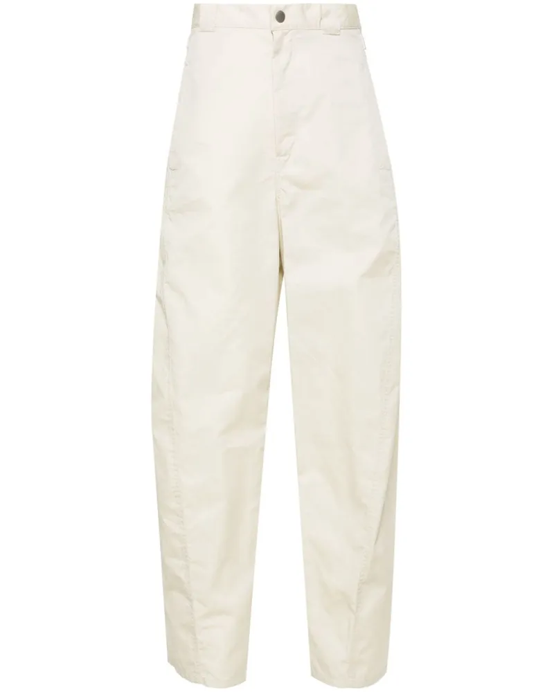Christophe Lemaire 3D halbhohe Straight-Leg-Hose - Nude Nude