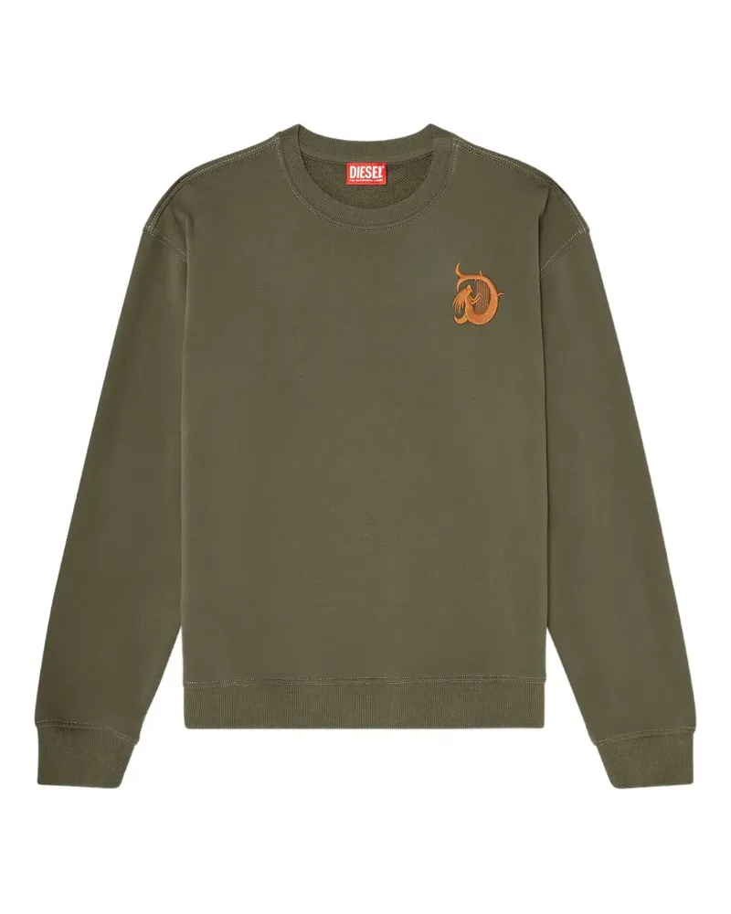 Diesel S-Norm-Aa4 sweatshirt - Grün Grün