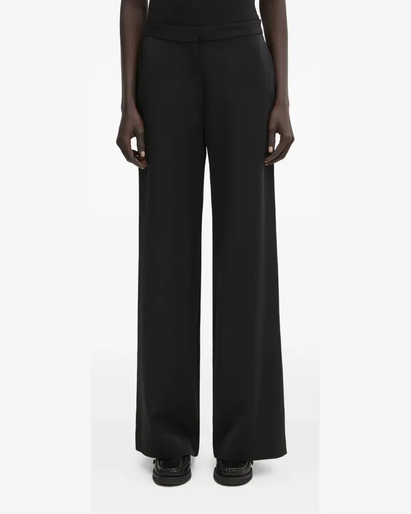Samsøe & Samsøe rear welt pockets wide-leg trousers - Schwarz Schwarz