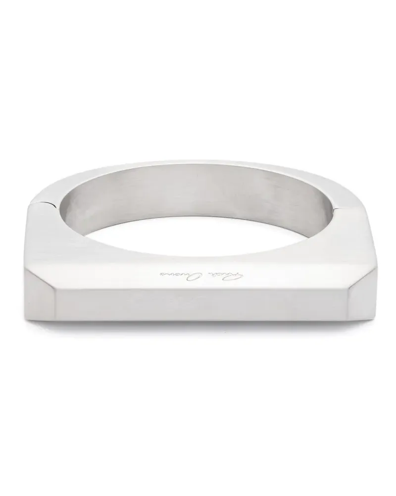 Rick Owens Armband mit Logo-Gravur - Silber Silber