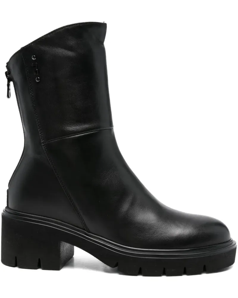 Nero Gardini Stiefel mit Reißverschluss 55mm - Schwarz Schwarz