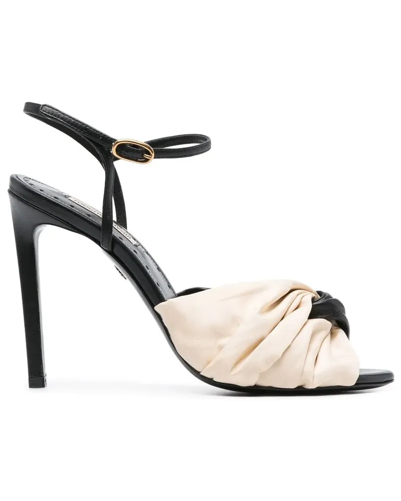 Roberto Cavalli Stiletto-Pumps mit Knoten - Nude Nude