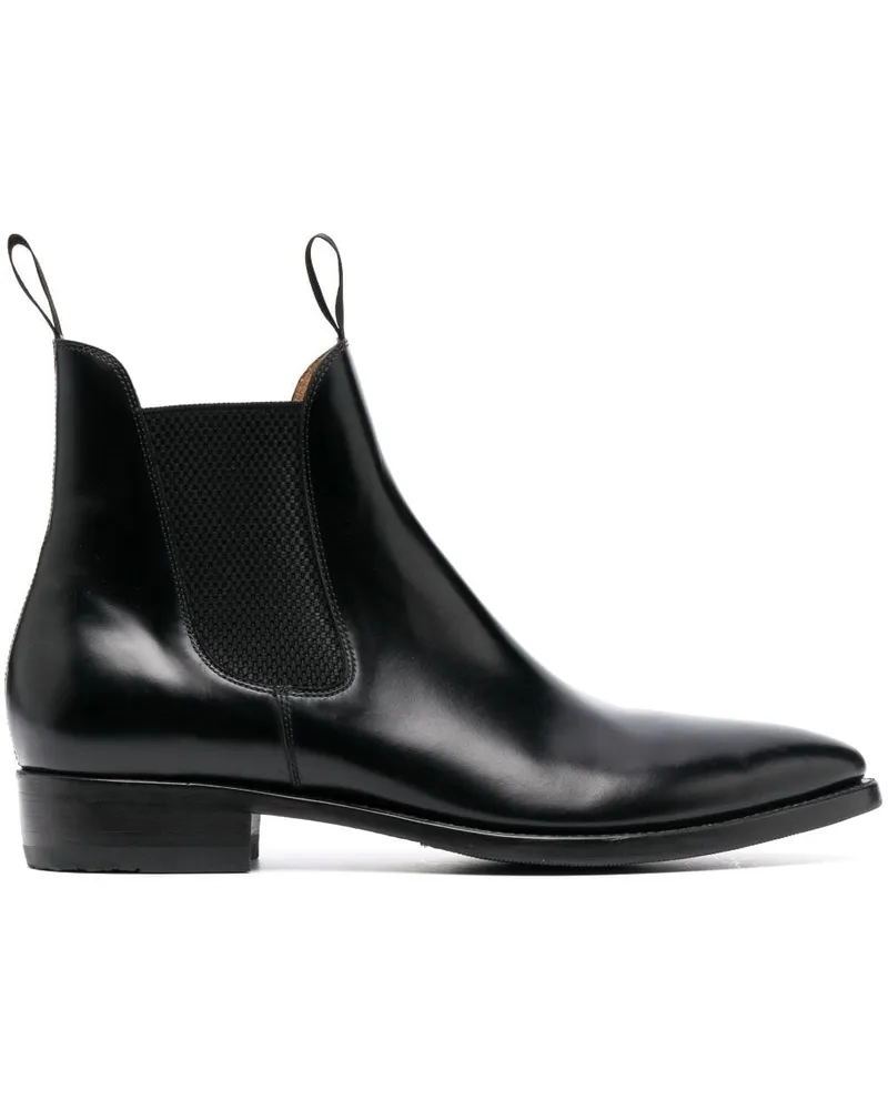 FURSAC Stiefel mit doppelter Lasche - Schwarz Schwarz