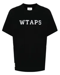 WTAPS T-Shirt mit Logo-Patches Schwarz