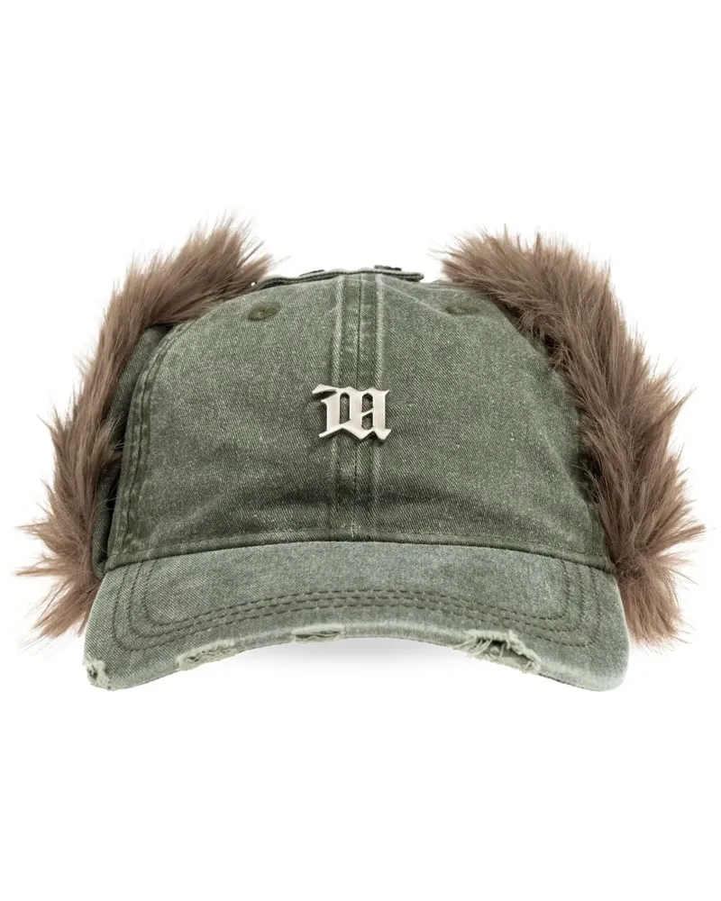 MISBHV Sankt Moritz Baseballkappe mit Pelz - Grün Grün