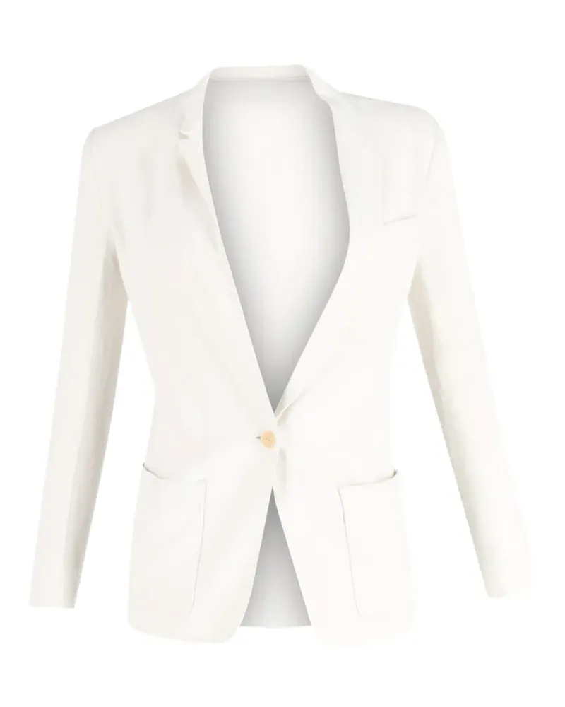 Maje single-breasted blazer - Weiß Weiß