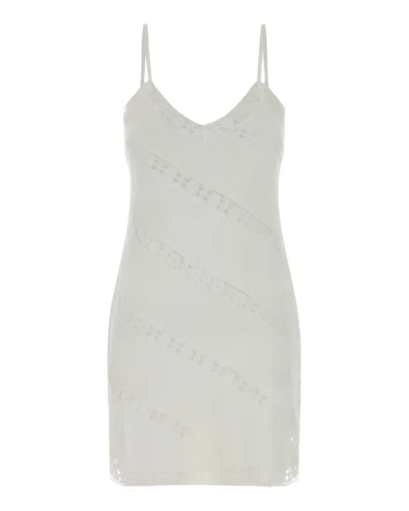 GIMAGUAS Beatrice V-neck mini dress - Weiß Weiß