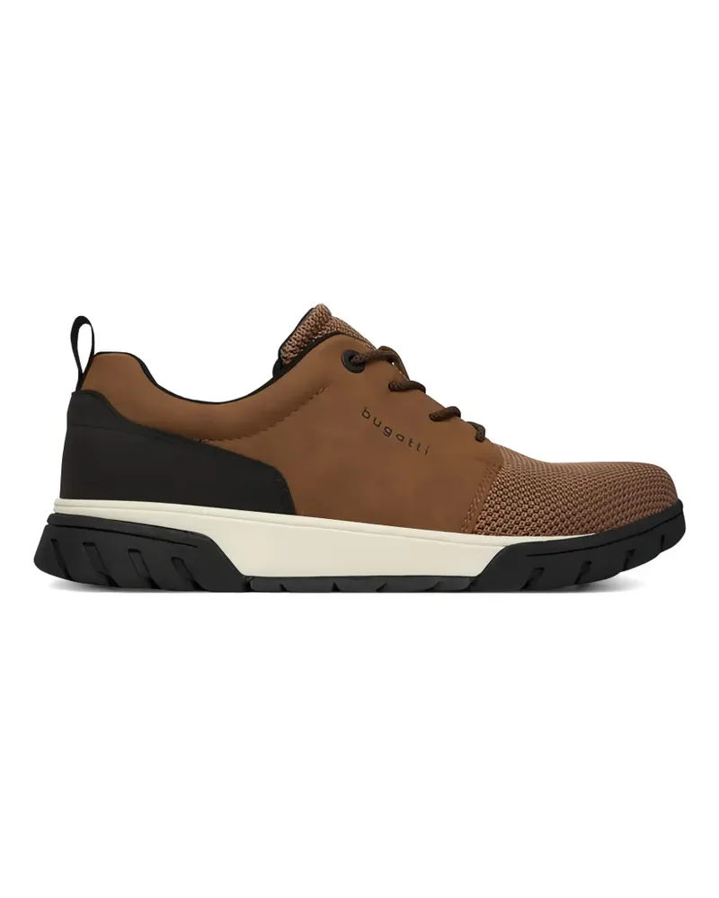 Bugatti Sneakers mit Mesh-Einsätzen - Braun Braun