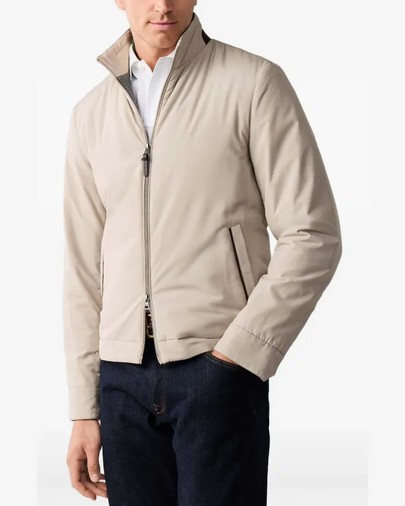 Hackett Wasserabweisende Jacke - Nude Nude