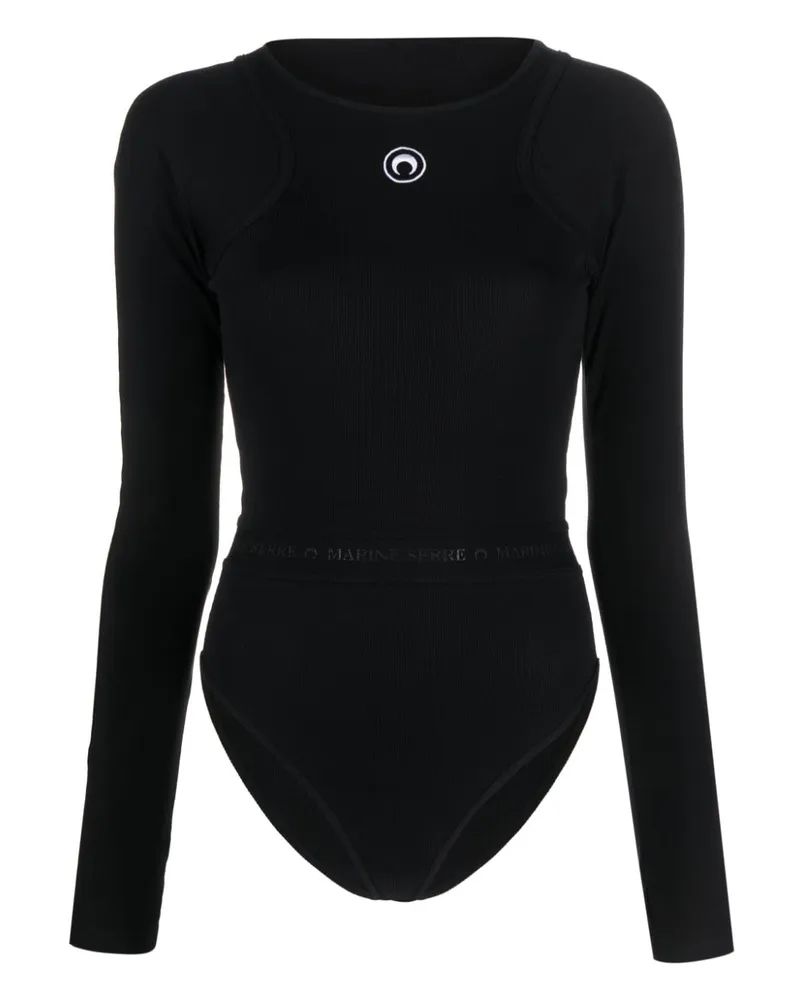 Marine Serre Crescent Moon Body - Schwarz Schwarz