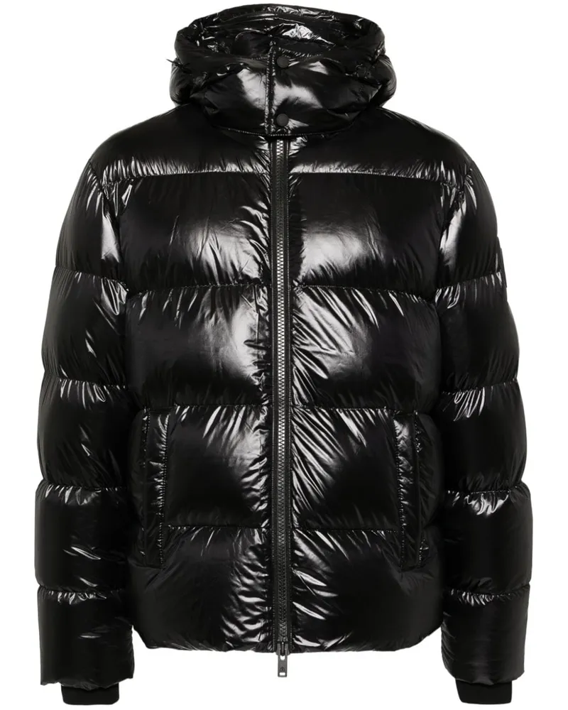 Moose Knuckles Gesteppte Kings Jacke - Schwarz Schwarz