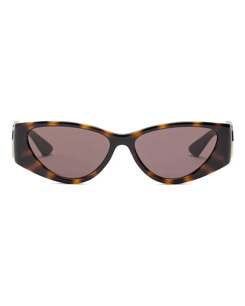 Gucci locat-eye sunglasses - Braun Braun