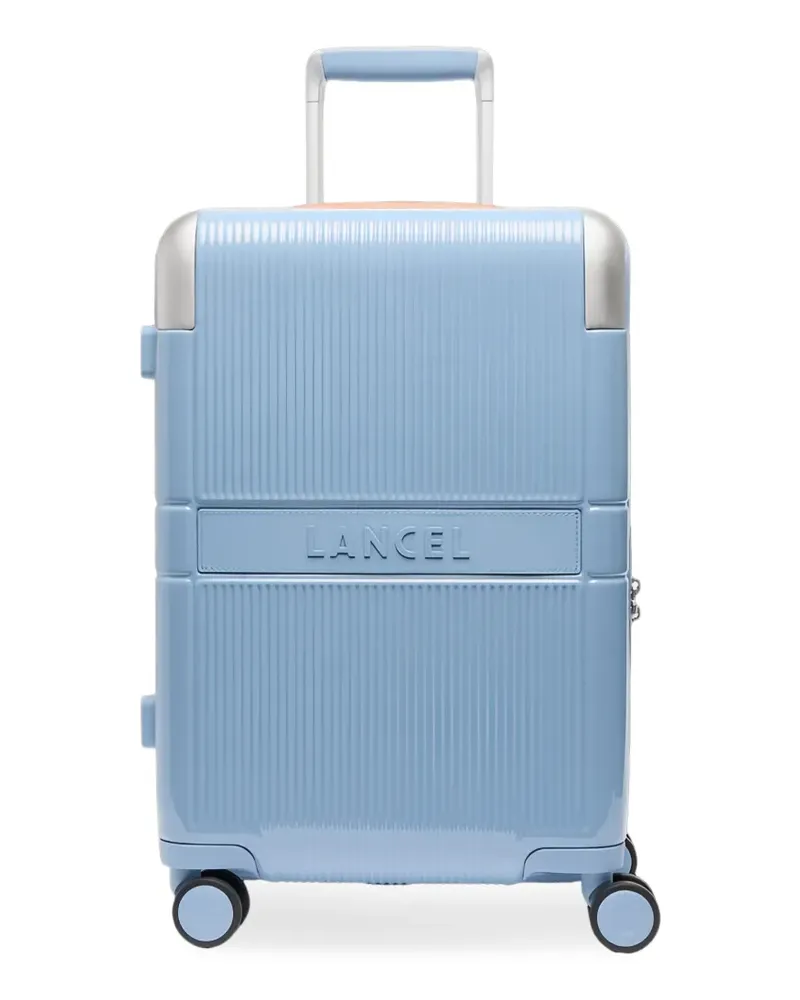 Lancel ribbed logo-detail suitcase - Blau Blau
