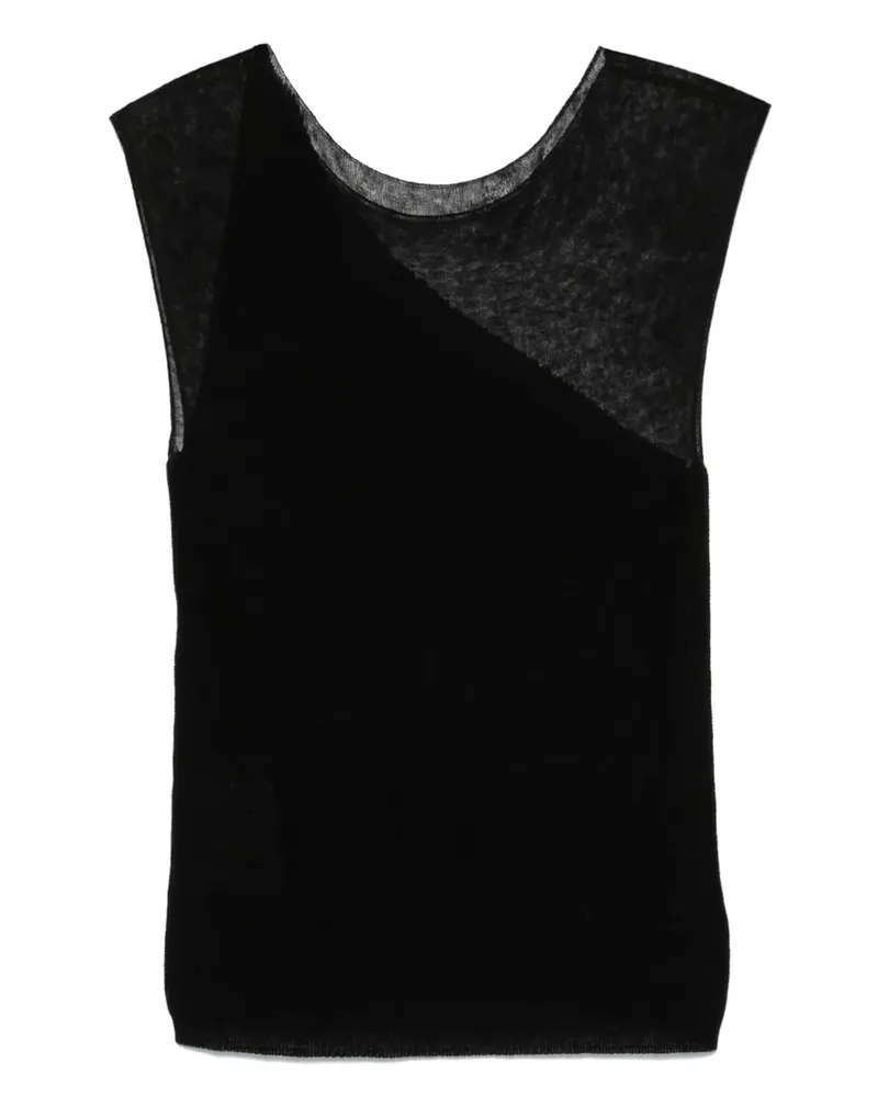 Paloma Wool Oberteil im Layering-Look - Schwarz Schwarz