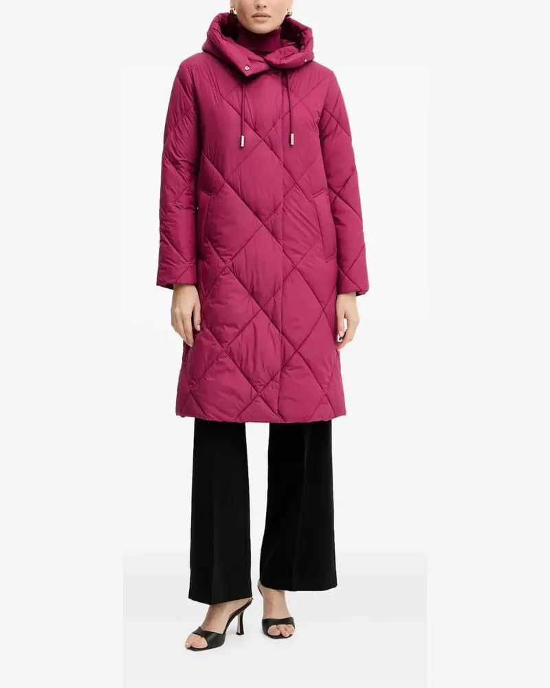 Silvian Heach hooded quilted coat - Violett Violett