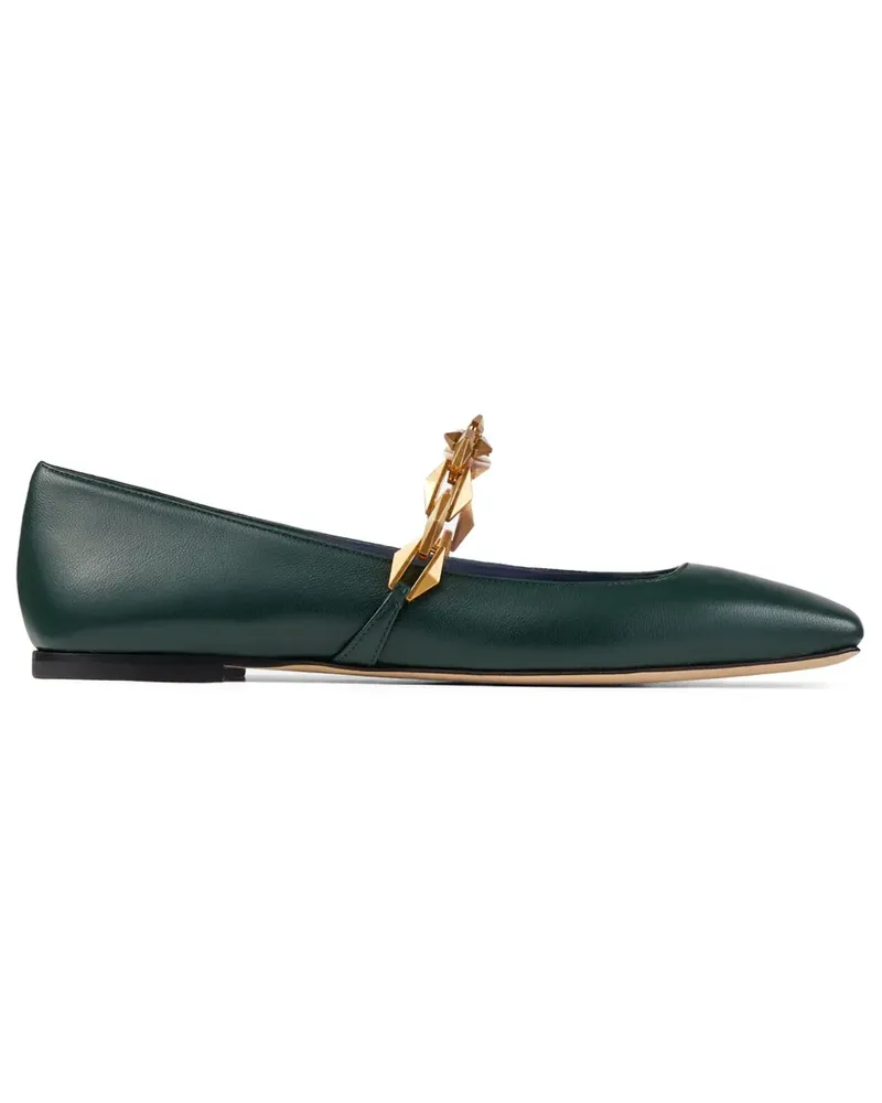 Jimmy Choo Diamond Tilda Ballerinas - Grün Grün
